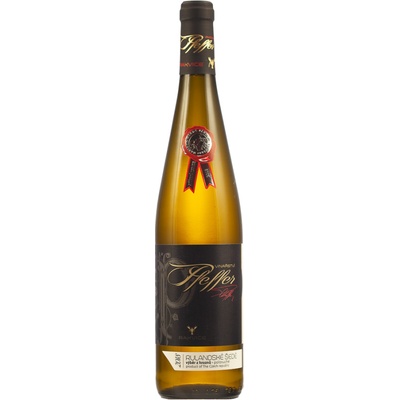 Vinařství Pfeffer Rulandské šedé 2018 výběr z hroznů polosuché 12% 0,75 l (holá láhev)