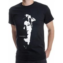Amy Winehouse tričko Scarf Portrait Unisex Black