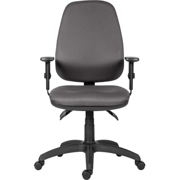 Antares Работен стол Antares 1540 ASYN BR16, до 130кг, дамаска, асинхронен механизъм, коригиране на височината, заключване в позиция, сив (1540-ASYN-BR16-D5)