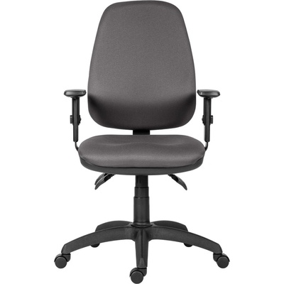 Antares Работен стол Antares 1540 ASYN BR16, до 130кг, дамаска, асинхронен механизъм, коригиране на височината, заключване в позиция, сив (1540-ASYN-BR16-D5)