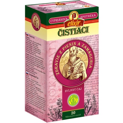 Agrokarpaty CYPRIÁNOVA APOTHÉKA ČISTIACI bylinný čaj čistý prírodný produkt 20 x 2 g