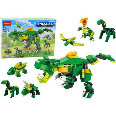 mamido Stavebnica dinosaurus 6v1