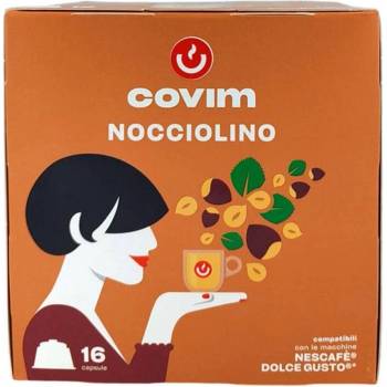 Covim Nocciolino 16 бр Кафе на капсули съвместими с Dolce Gusto