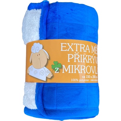 Svitap sleep well Deka mikrovlákno Ovce prešívaná modrá 150x200