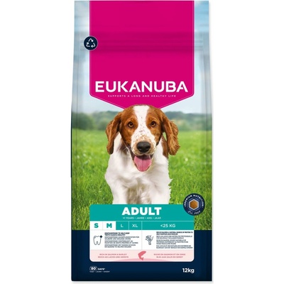 Eukanuba Adult Small/Medium Salmon & Barley 12 kg