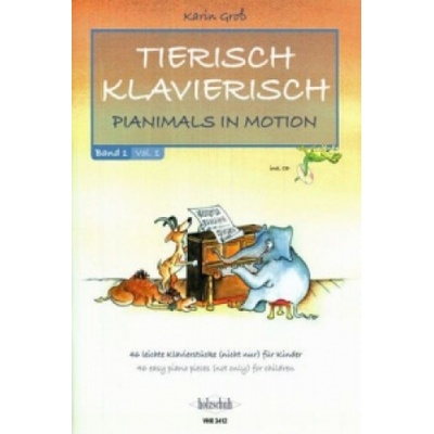 Tierisch Klavierisch, für Klavier, m. Audio-CD. Bd.1