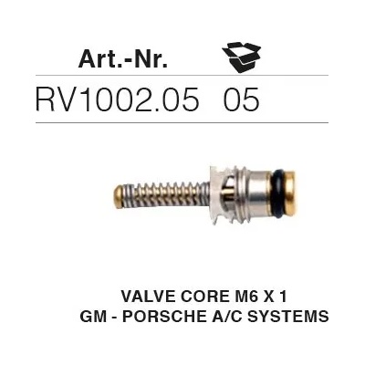 Errecom - Италия RV1002.05 - 5 броя иглички M6x1 за портове климатици на GM-PORSCHE, ERRECOM