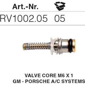 Errecom - Италия RV1002.05 - 5 броя иглички M6x1 за портове климатици на GM-PORSCHE, ERRECOM