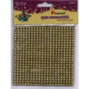 TITANUM Mat with zlota crystals 2pcs