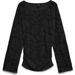 VERO MODA Топ с дълъг ръкав LAYLA черен Vero Moda | Cheren | ЖЕНИ | S