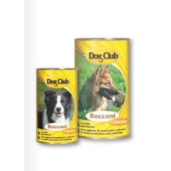 Dog Club - Консервирана храна за израснали кучета с пилешко, 1230 гр