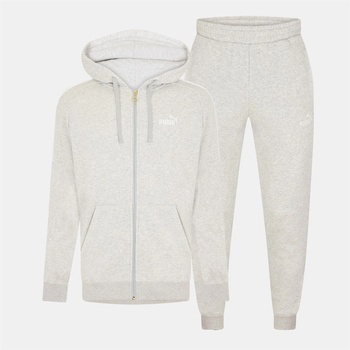 Image 1 of PUMA Анцуг Puma Men's Fleece Tracksuit - Grey/White