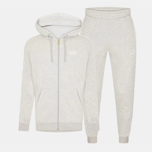 PUMA Анцуг Puma Men's Fleece Tracksuit - Grey/White