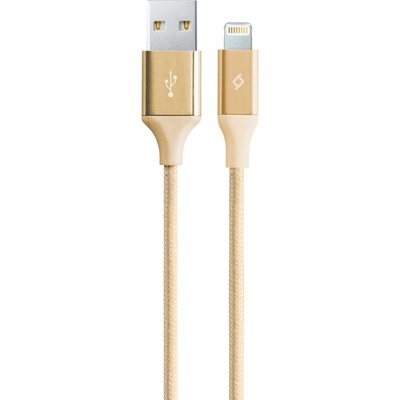 Ttec Кабел ttec - AlumiCable, USB-A/Lightning, 1.2 m, златист (8694470643502)