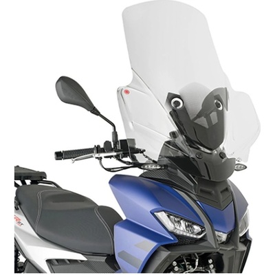 KAPPA plexi APRILIA SR 125/200 GT 22-25 (74 X 61 cm) průhledné - potřebné upevnění D6711KITK