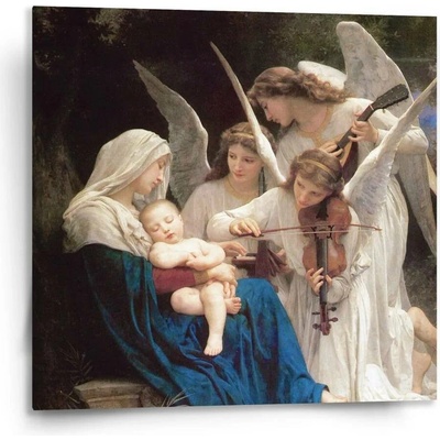Sablio Obraz Panna s anděly - William-Adolphe Bouguereau - 110x110 cm