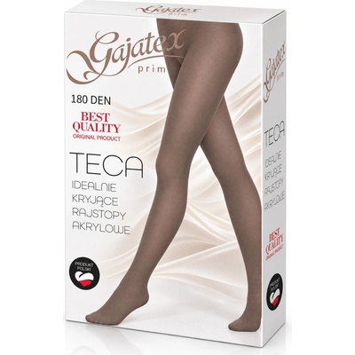 Gajatex-Prim TECA 180 DEN akrylové punčochové kalhoty CAPUCCINO HNĚDÁ