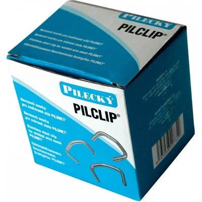 PILECKÝ Svorky PILCLIP pro svařované pletivo PILONET nerezové 500 ks