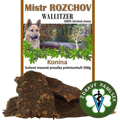 Mr. Rozchov Sušené masové proužky prémiumluft sáček konina 500 g
