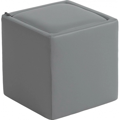 HOMCOM Taburet s úložným prostorem 40 x 40 x 40 cm | šedý