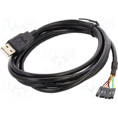 Delock 83786 USB 2.0 USB A vidlice kolíkový konektor 1pin x6 1,8m