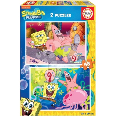 Educa Sponge Bob 2x48 dielov