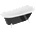 Mexen Retro 150x73 cm black/white/white (53251507375-20)