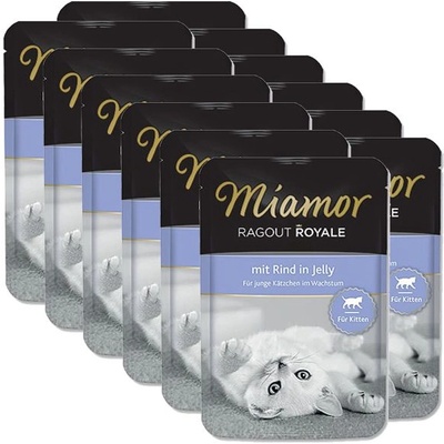 Miamor Ragout Kitten говеждо консервирано месо 12 x 100 г