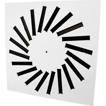 Image 1 of Dalap Въртящ се квадратен анемостат AM 293x293 мм / 12 лопатки (80131)