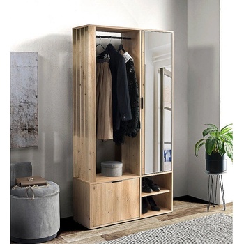 Jarstol Портманто milo с огледало дъб артизан