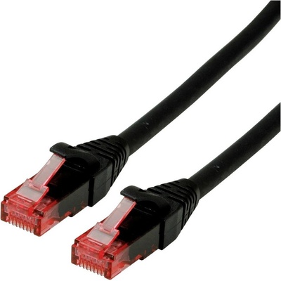 Roline 21.15.2553 RJ45, CAT 6 U/UTP, 3m, černý