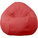 Pufrelax Пуф круша 520л. , Nirvana Gigant - Teteron Red, За открито, Перящ се калъф, Пълнеж от Полистиролни перли (PUF-G-NGG-TEX-RED)