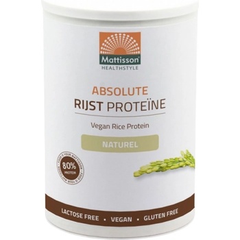 Mattisson Rice Protein Powder Natural 80% [400 грама] Неовкусен