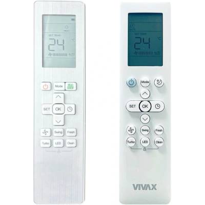 VIVAX rg10a1, rg10b, acp-12ch35, acp-09ch25, acp-18ch50, acp-09ch25, acp-24ch70 - оригинален дистанционен контрол с подсветка (rg10a1, rg10b, acp-12ch35, acp-09ch25, acp-18ch50, acp-09ch25, acp-24ch70)