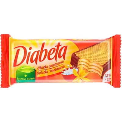 Diabeta Oplatka smetanová DIA 32 g