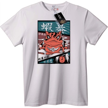 NOONEBRAND Тениска Naruto Jiraiya жаба - 4XL, Black