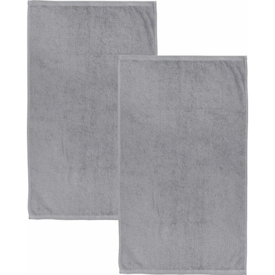 Catherine Lansfield Sivé rýchloschnúce froté bavlnené osušky v súprave 2 ks 90 x 140 cm