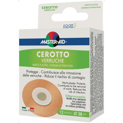 Master-aid Náplast na bradavice 12 ks Foot Care