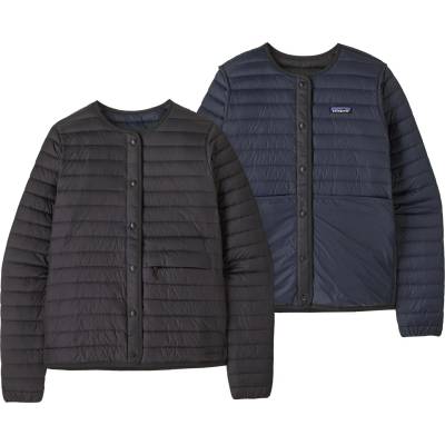 Patagonia Дамско пухено яке Patagonia Women's LW Reversible Down Sweater Cardigan Down jacket - Black (104-7087-0114)