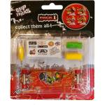 Grip & Tricks Играчка за пръсти long board, червен, с емоджита (gt-f-lb-red) - playfactory