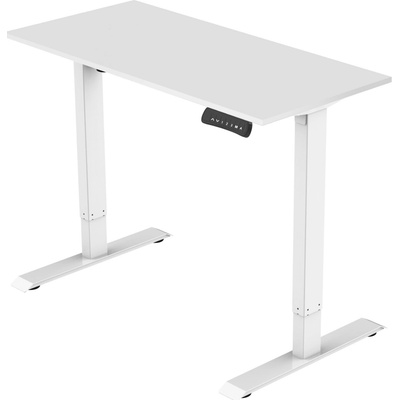 Delso Výškovo nastaviteľný stôl ADJUSTER PRO 60 x 140 cm biela / biela