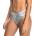 Quiksilver Classic Hi Waist Band Aop bikini bottom - Blue (Paisley Patchwork Faded Denim)