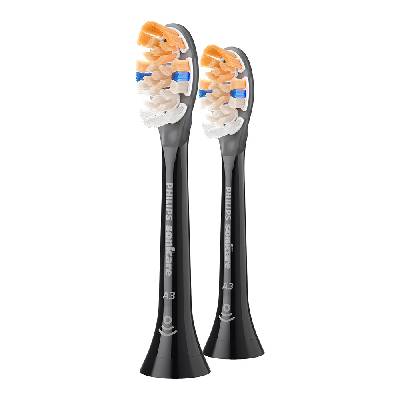 Глава за четка А3 Premium All-in-one Philips Sonicare HX9092/88, черен, 2 броя (SC.HX9092/88)