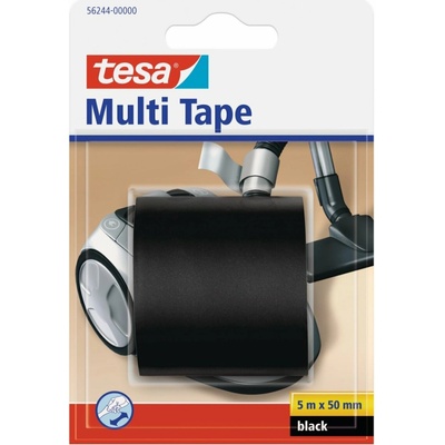 Tesa Multitape Univerzální opravná PVC páska 5 m x 50 mm černá 56244-00000-22
