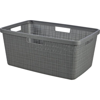 Curver Jute 46 l tmavě šedý 08091-G44