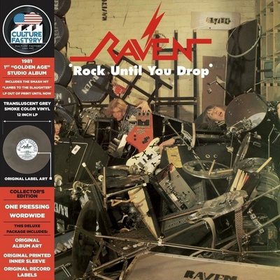 Raven - Rock Until You Drop (Gray Smoke Coloured) LP