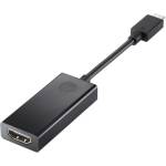 HP Преходник hp 4sh07aa, от usb-c(м) към hdmi(ж), черен (4sh07aa)