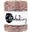 Bobbiny 3PLY Macramé Rope 3 mm 50 m Metallic Rose Gold юта (TS-E056)