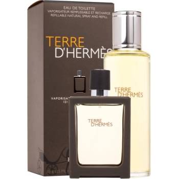 Hermès Terre D´Hermes Подаръчен комплект, Тоалетна вода 30ml + Тоалетна вода náplň 125ml, мъже