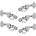 Gotoh GB707-5 C 3L/2R Chrome Тунинг част за бас китара